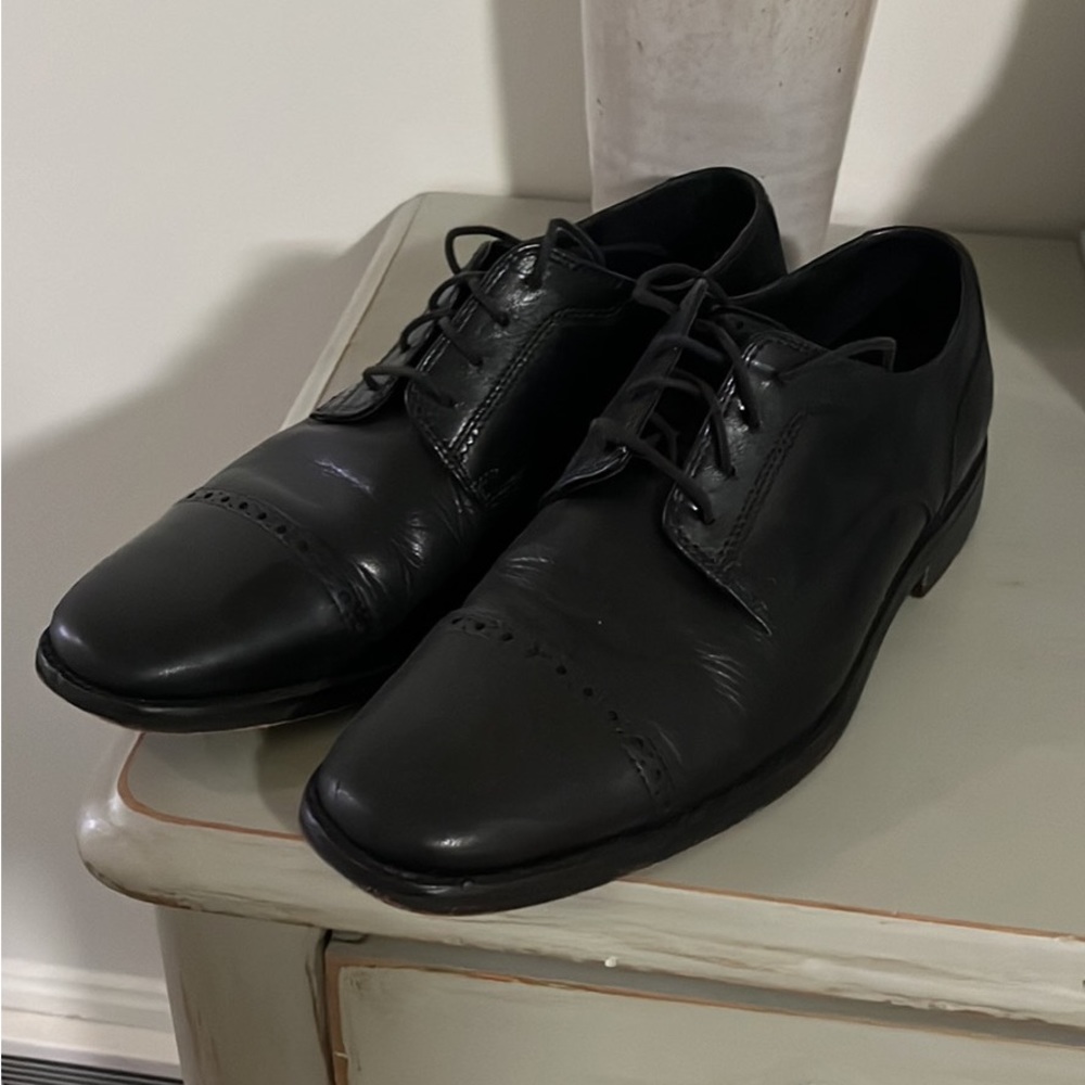 Cole Haan Black Dress Shoes size 8.5 - Picture 1 of 2